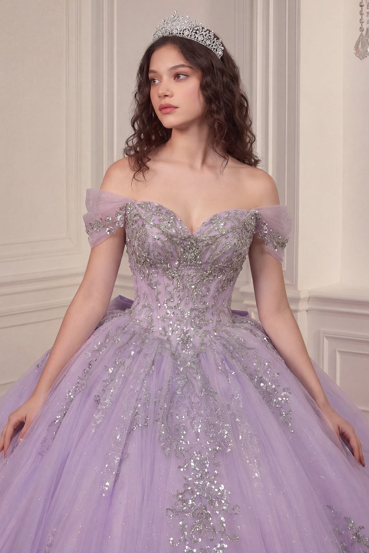 Applique Sweetheart Ball Formal Gown | Ladivine 15730