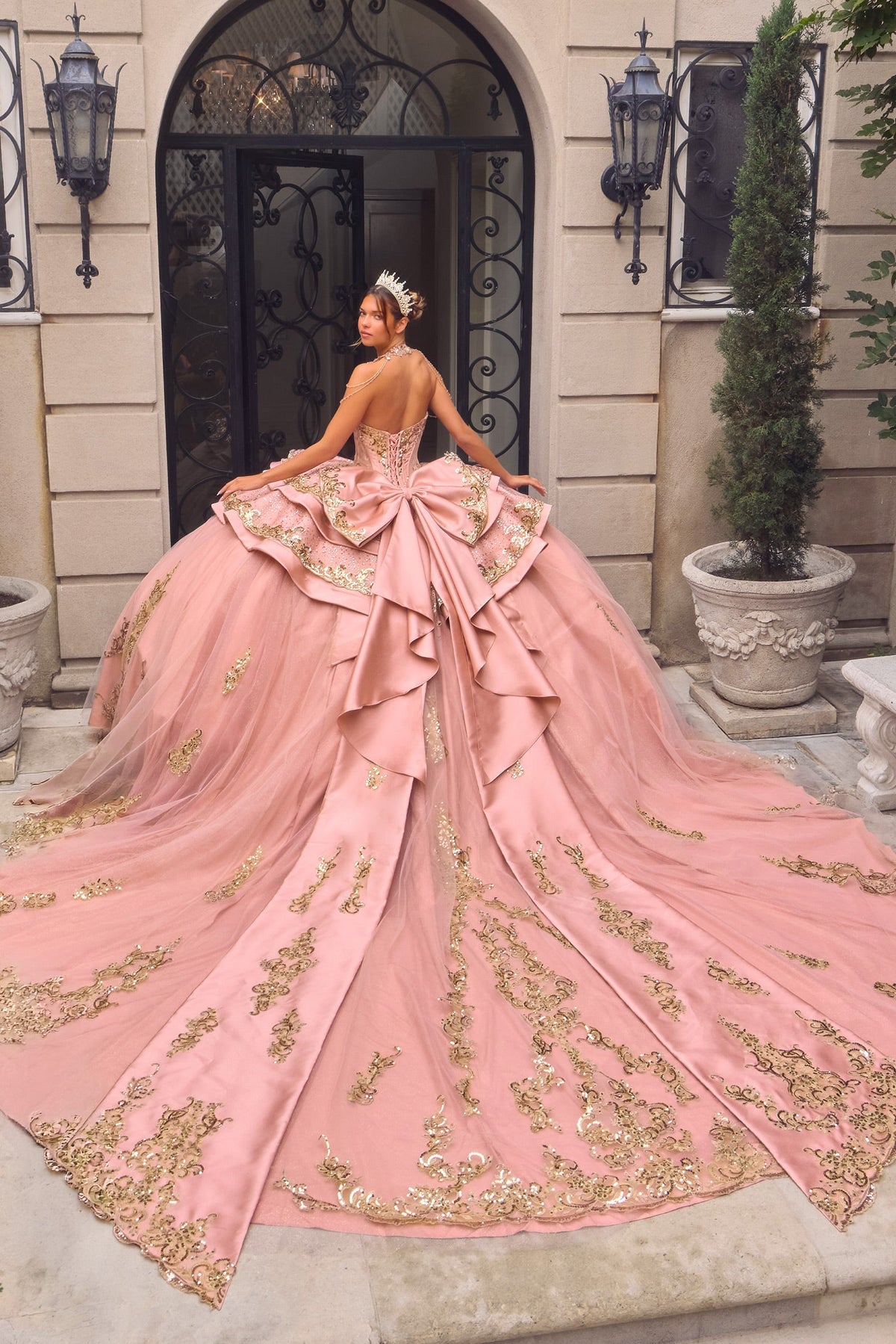 Beaded Sweetheart Ball Formal Gown | Ladivine 15744