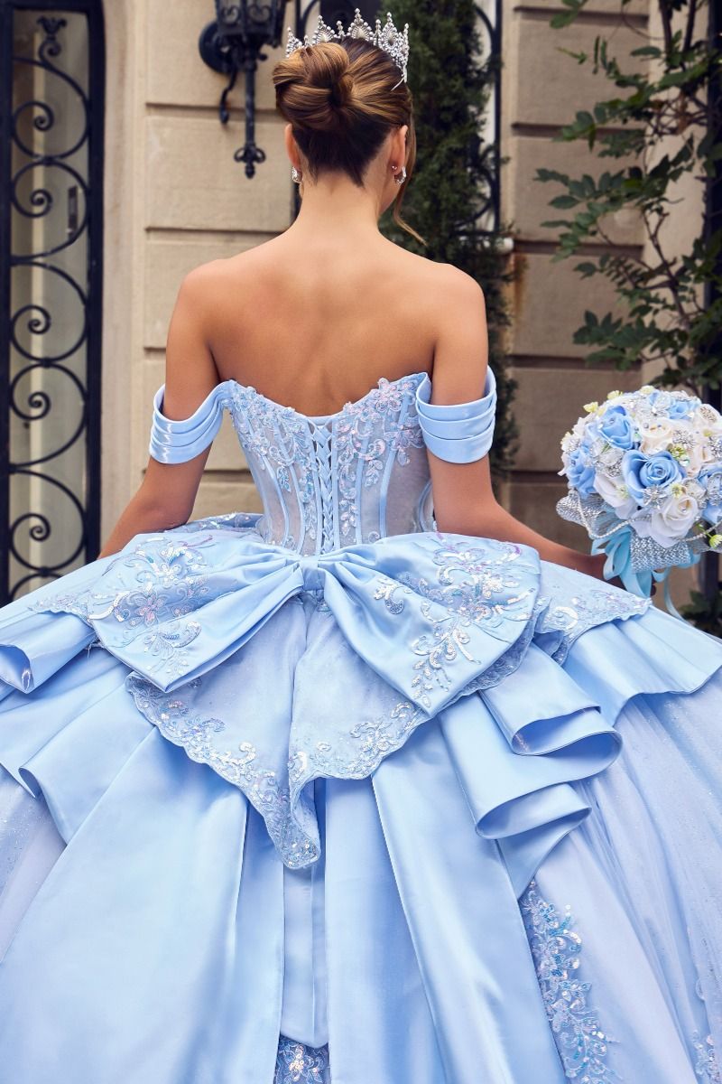 Applique Off-the-Shoulder Ball Formal Gown | Ladivine 15745