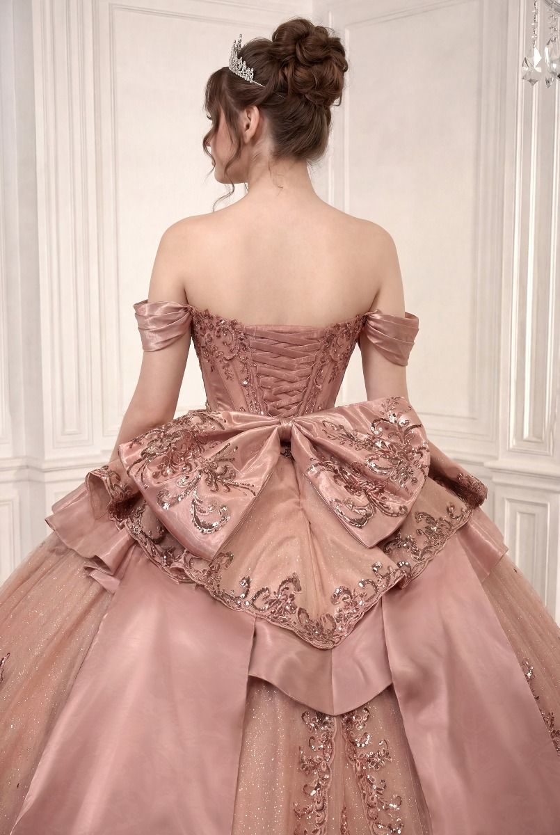 Applique Off-the-Shoulder Ball Formal Gown | Ladivine 15745