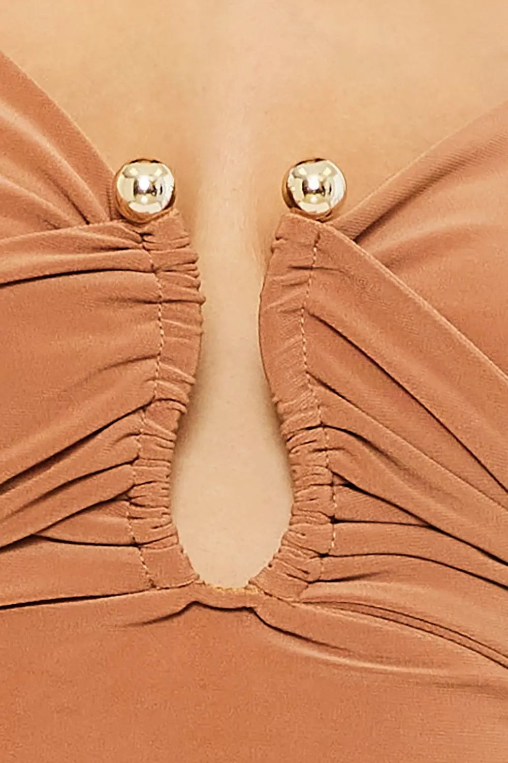 Halter Maxi Dress With Pleated Skirt & Moderate Stretch BOUTINIE