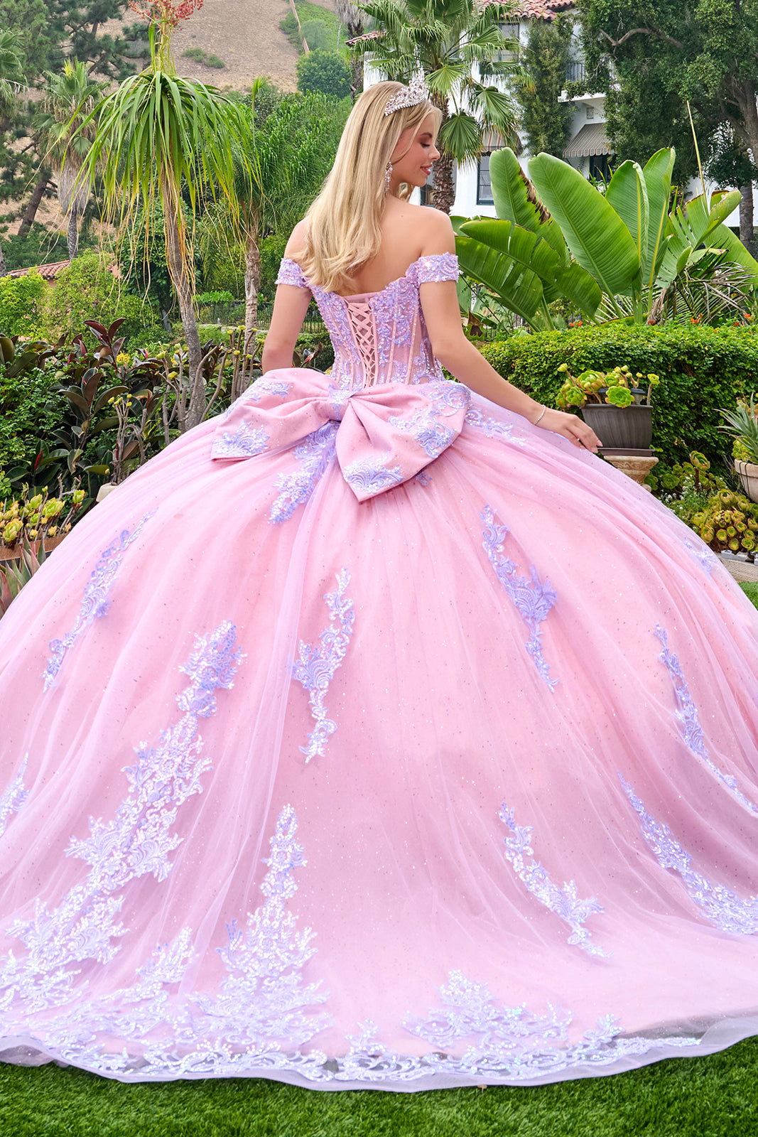 Applique Off-the-Shoulder Ball Formal Gown | Elizabeth K GL3753