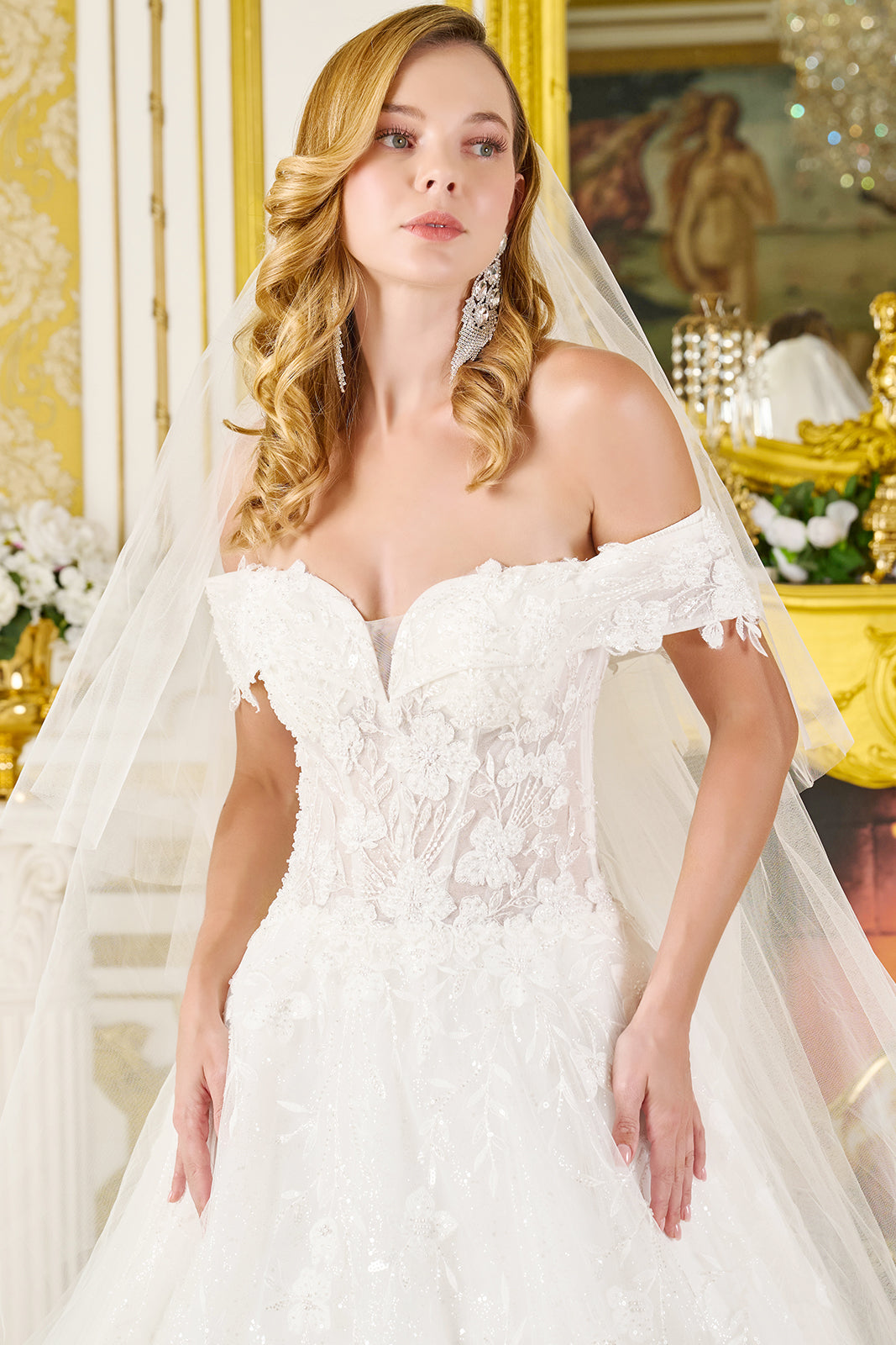 Off Shoulder Bridal Gown by GLS Gloria GL3821