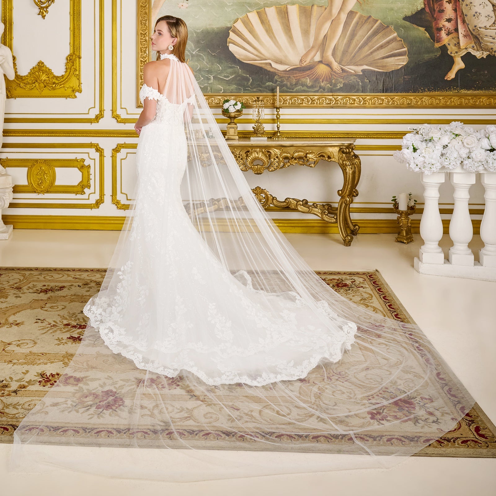 Fitted Off Shoulder Bridal Gown by GLS Gloria GL3825