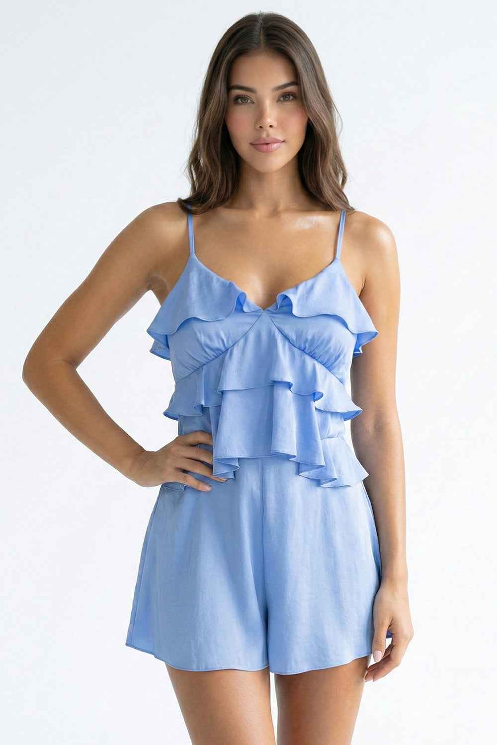 Layer Ruffle Romper