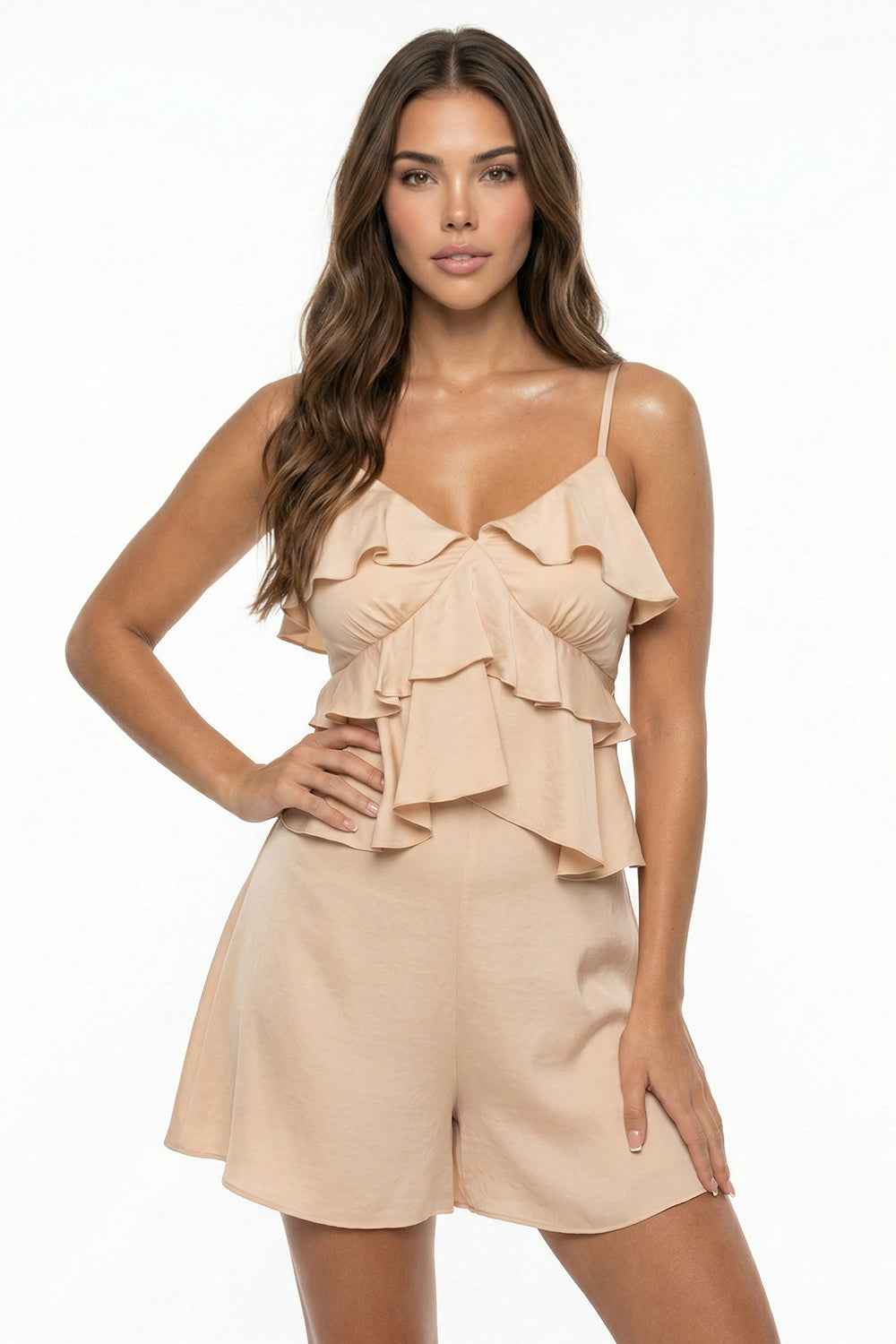 Layer Ruffle Romper