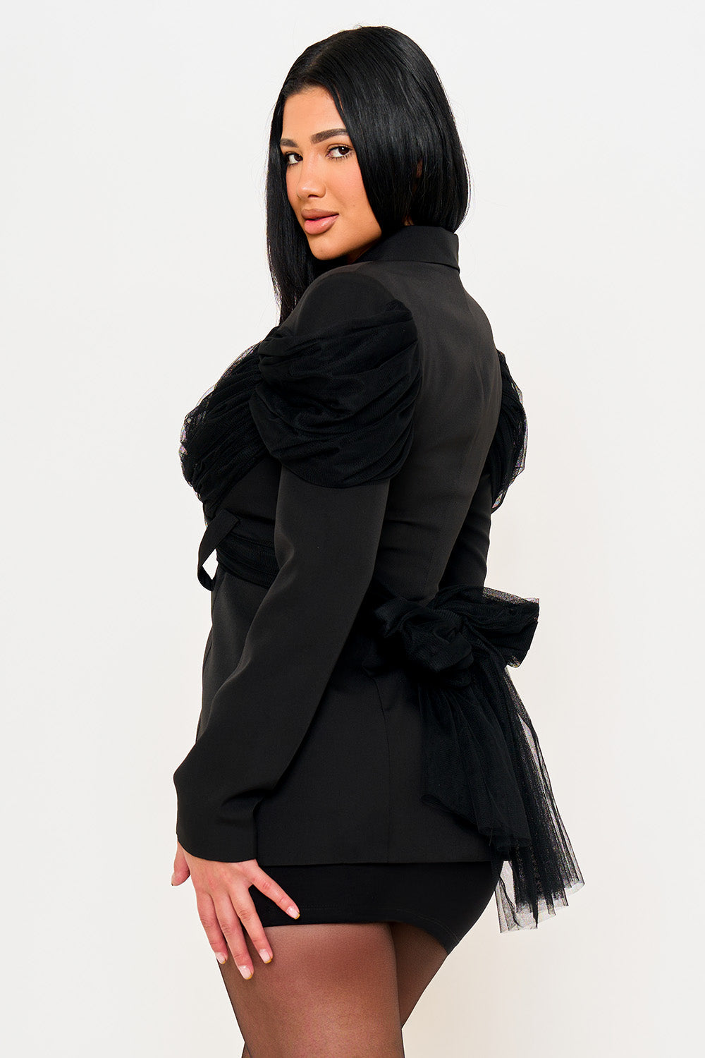 Ij1126hp - Cross Wrap Around Suit Jacket Symphony USA Wholesale