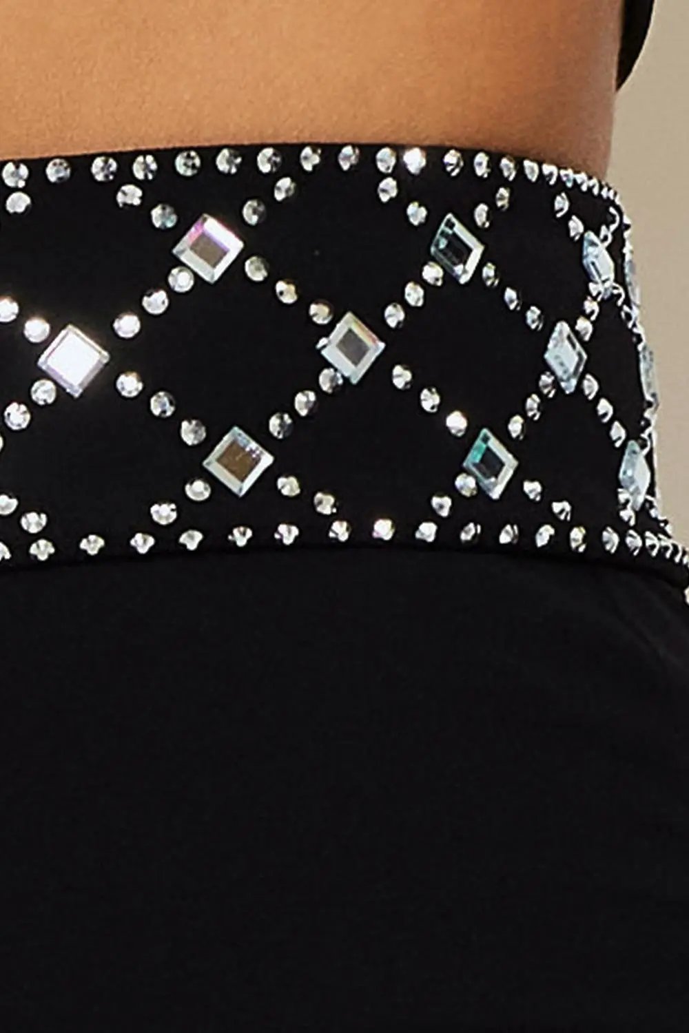 Rhinestone 2 Piece Suit – Women's Formal Bell Bottom Pants Set BOUTINIE