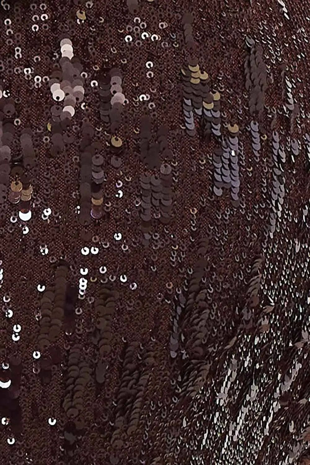 Sequin Mini Dress - Square Neck Spaghetti Strap Party Wear BOUTINIE