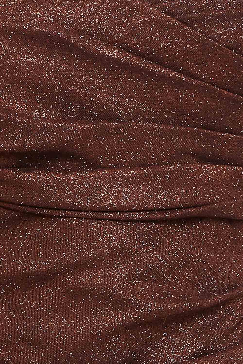 Pleated Mini Dress With Sweetheart Neckline & Wrap Skirt BOUTINIE