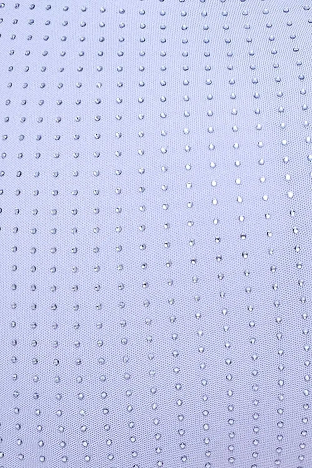 Rhinestone Mini Dress - Power Mesh Long Sleeve Party Wear BOUTINIE