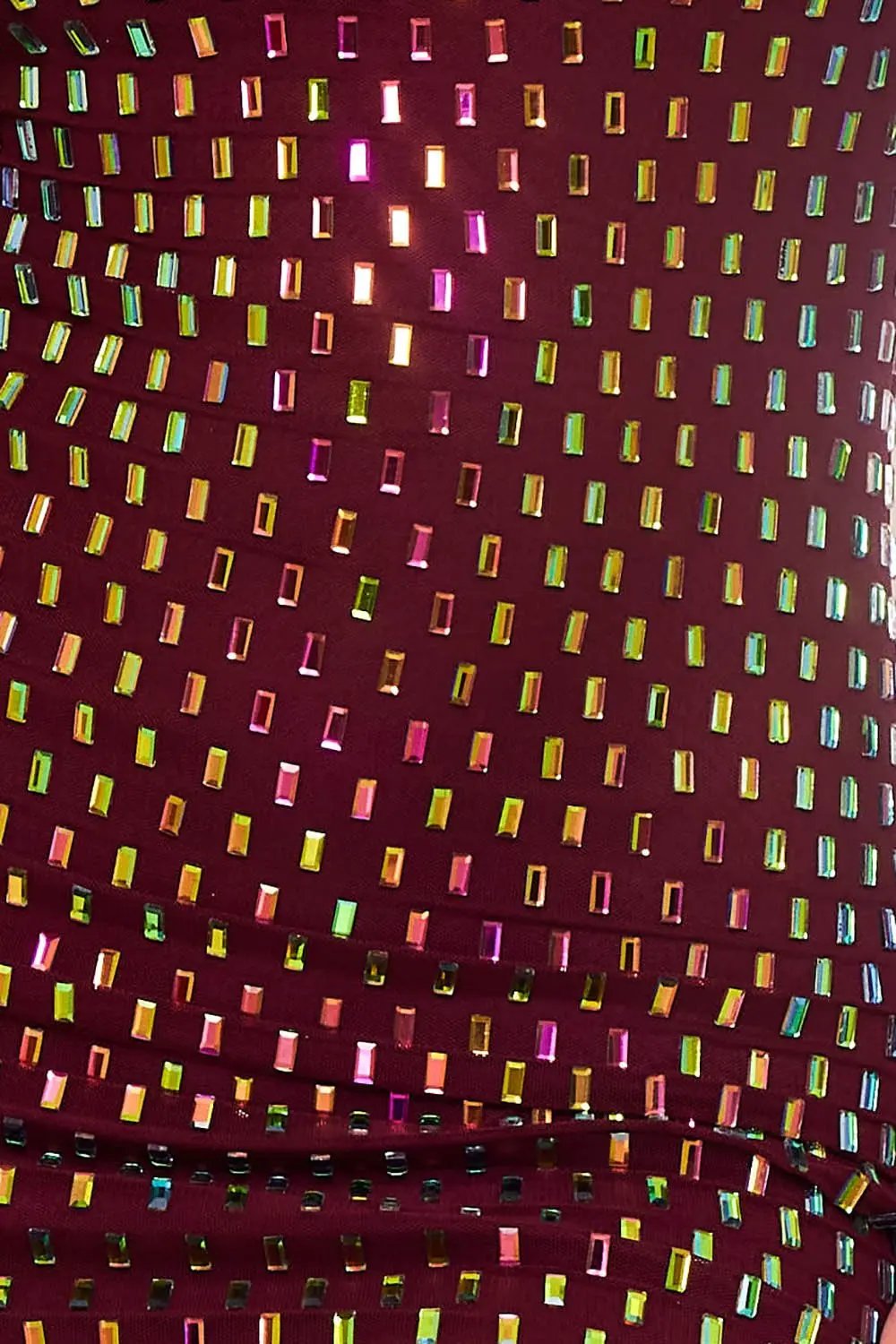 Off Shoulder Mini Dress – Rhinestone Power Mesh Zipper Back Bodycon BOUTINIE