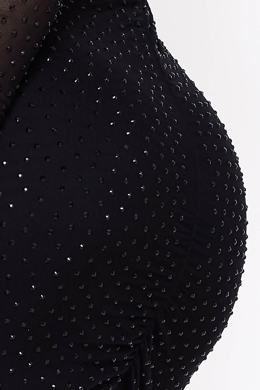 Sd1657ap - Translucent Rhinestone Midi Dress Symphony USA Wholesale