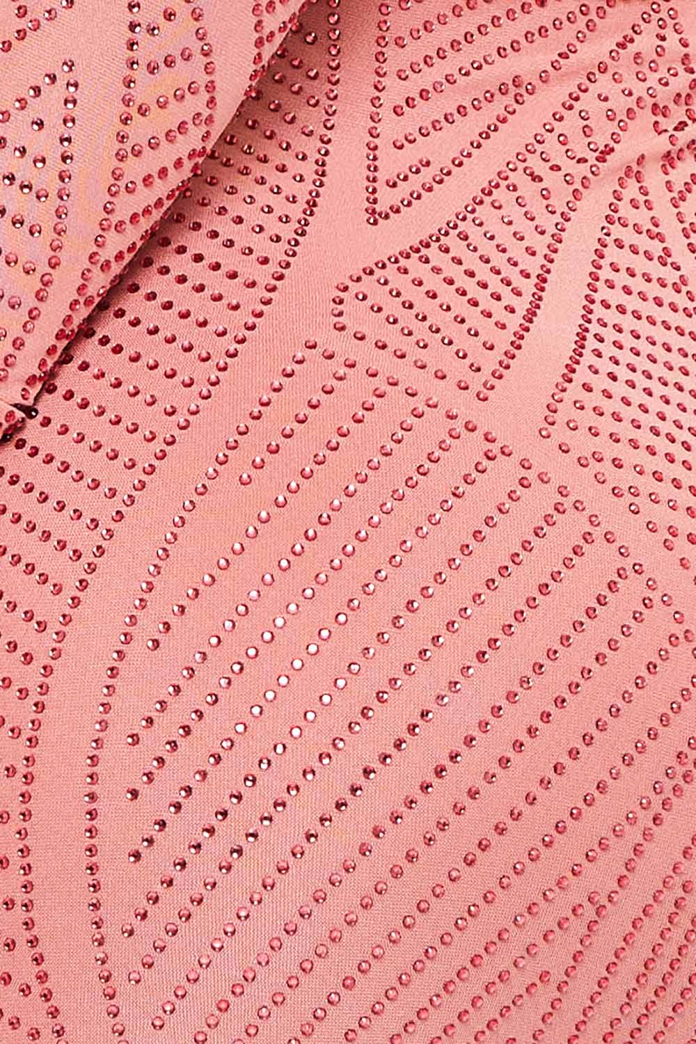 Rhinestone Mini Dress - Fitted Sequined Open Back Party Wear BOUTINIE