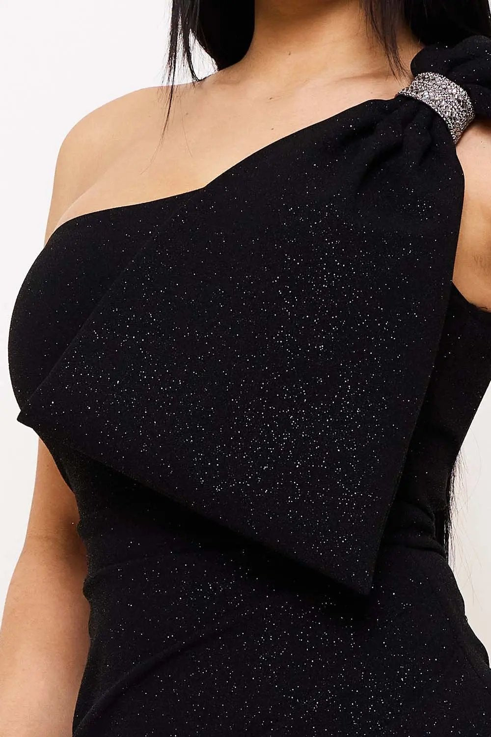 Glitter Mini Dress | Stretch Fabric Bodycon Evening Wear BOUTINIE