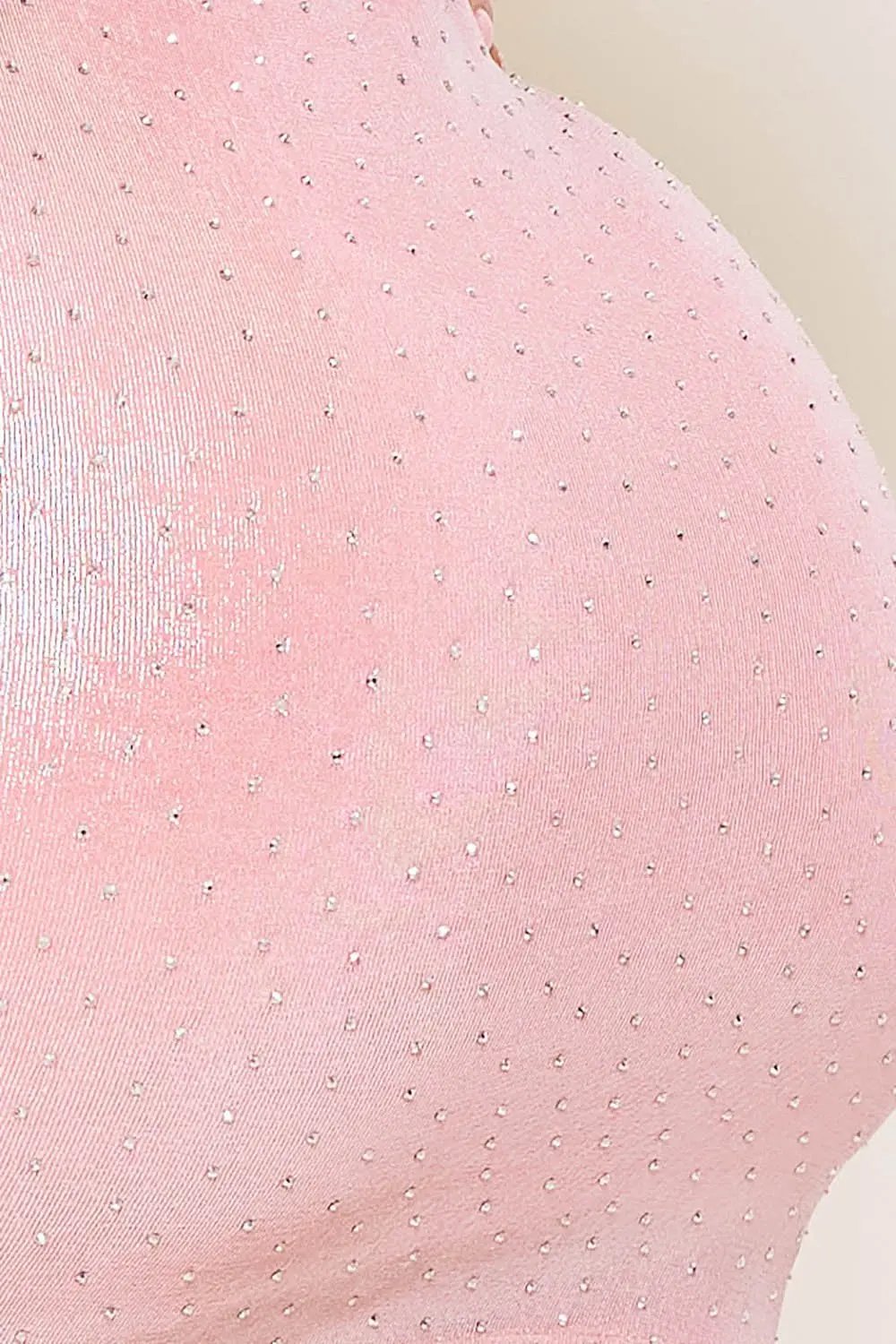 Slinky Foil Mini Dress | Slip On, Cowl Neck, Stretchy Fit BOUTINIE