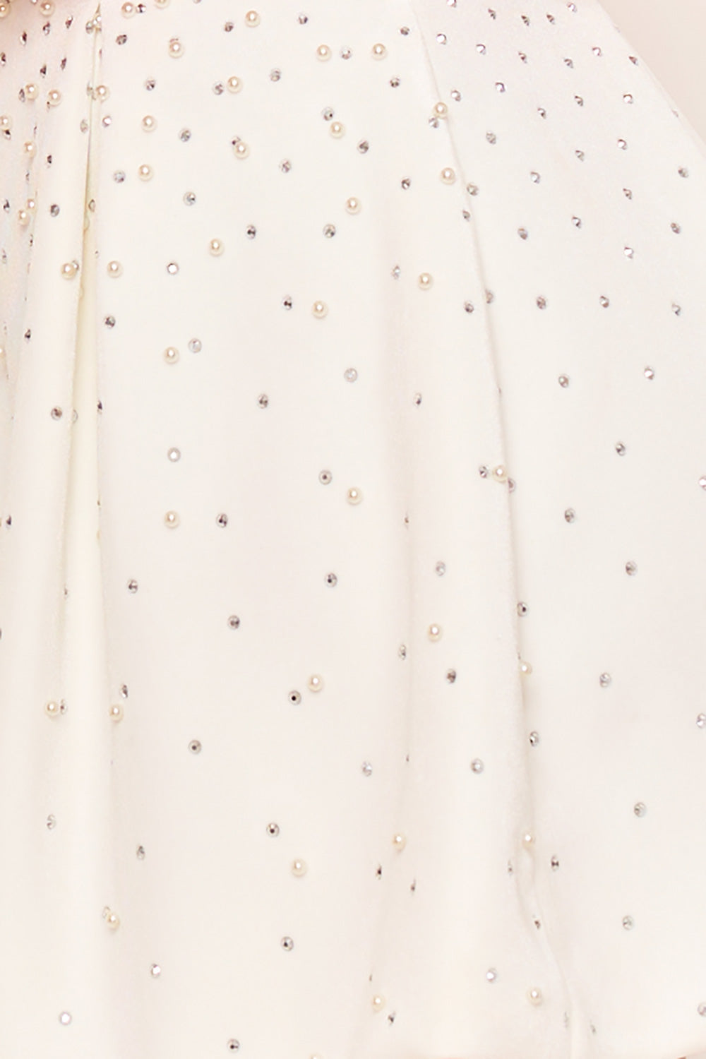 Sd1797jp - Pearl And Rhinestone Gradation On Bonded Velvet Mini Dress Symphony USA Wholesale