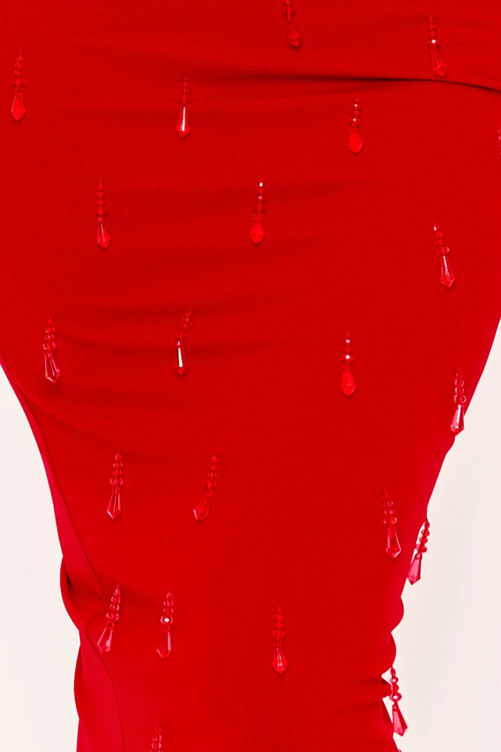 Techno Crepe Midi Dress – Sleeveless Zipper Back Detail BOUTINIE