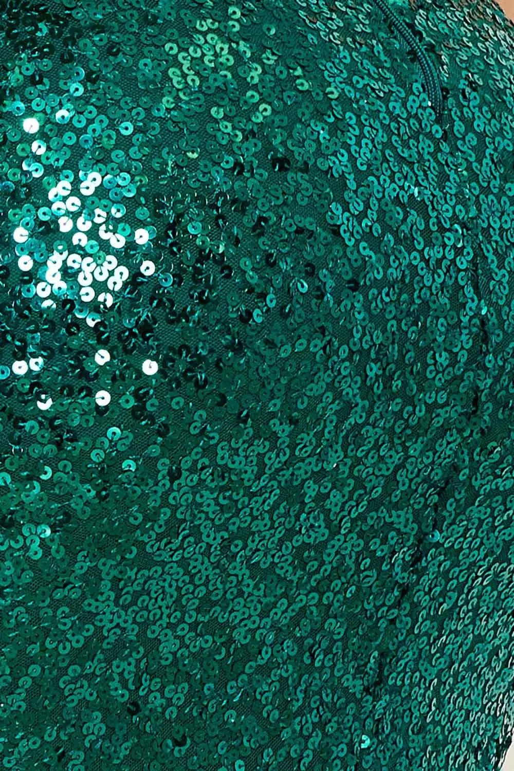 Sequin Halter Dress - Mermaid Maxi Gown With Open Back BOUTINIE