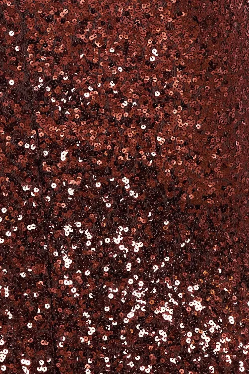 Sequin Halter Dress - Mermaid Maxi Gown With Open Back BOUTINIE