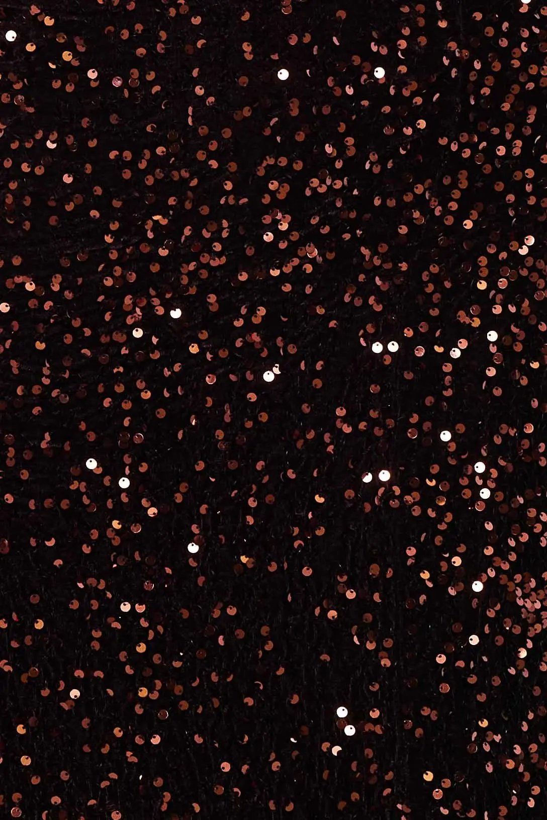 Velvet Maxi Dress - Sequin Slit Evening Gown With Sweetheart Neckline BOUTINIE