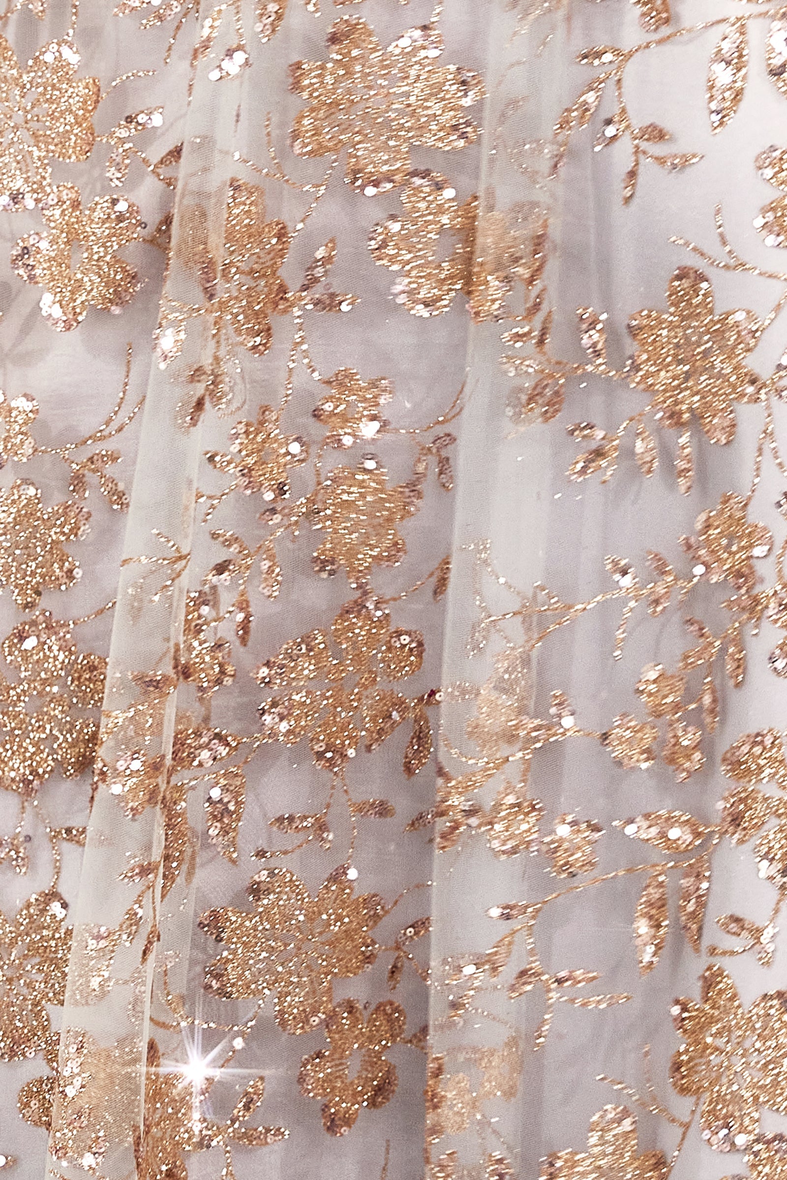 Glitter Print Sleeveless Gown by Amoris T606
