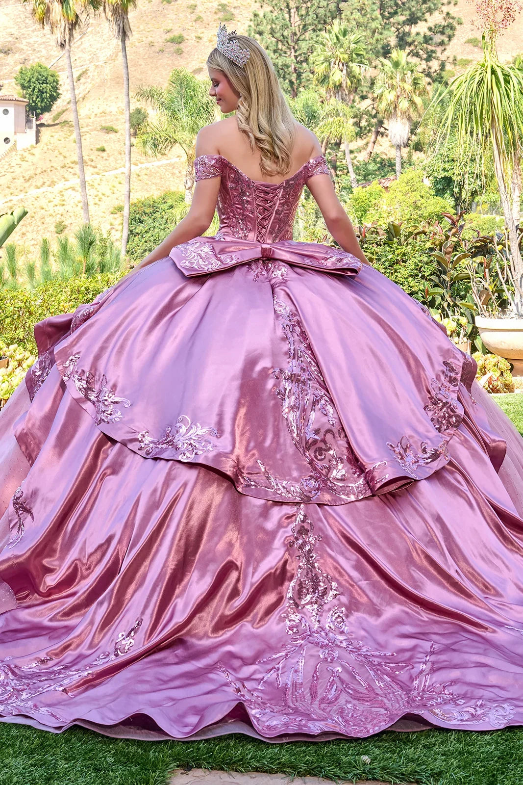 Elegant Off-the-Shoulder Ball Formal Gown | Elizabeth K GL3794
