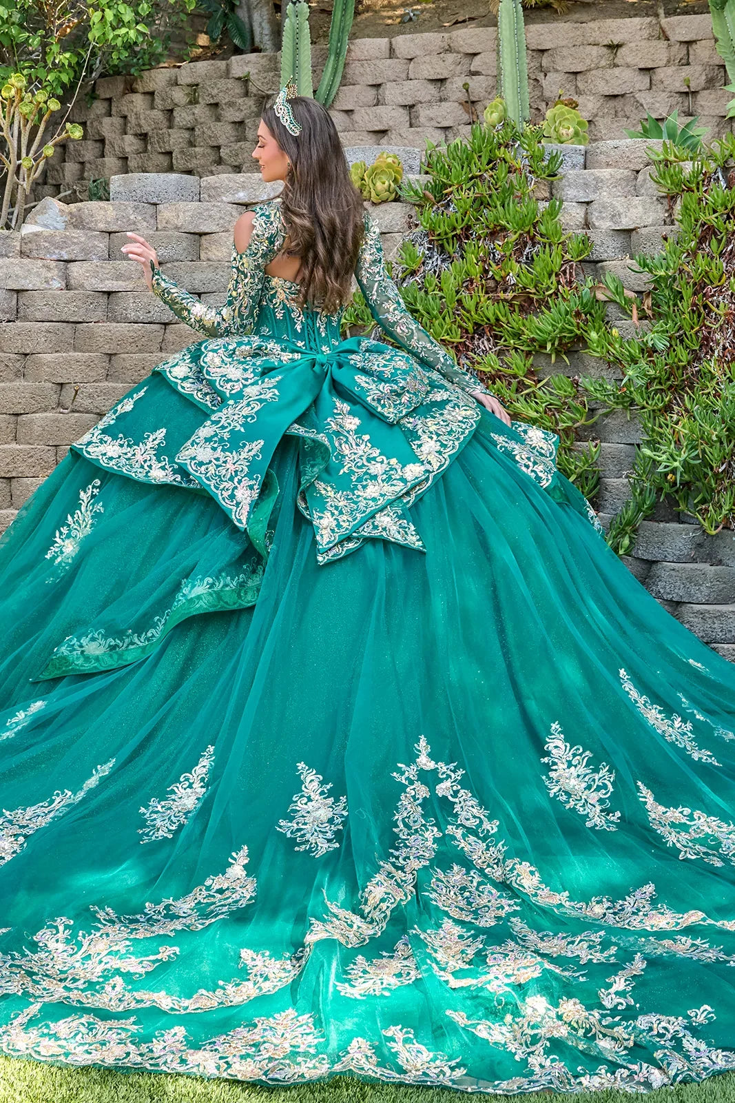 Strapless Bolero Ball Formal Gown | Elizabeth K GL3800