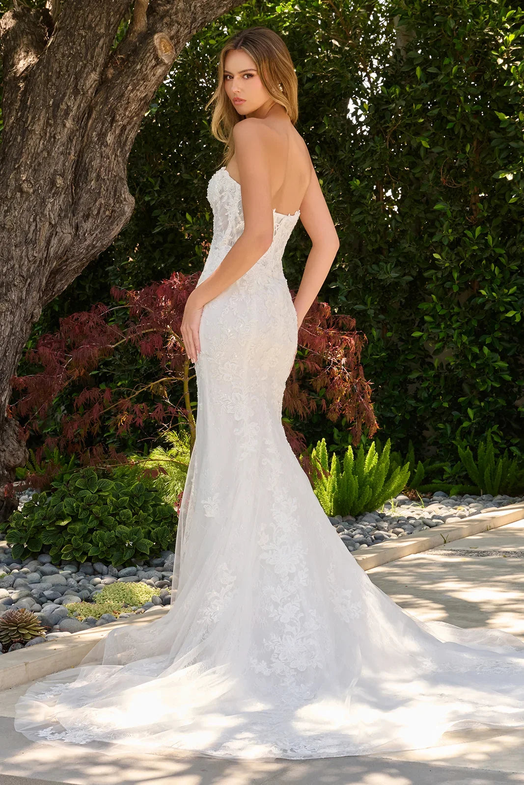 Strapless Bolero Bridal Formal Gown | Elizabeth K GL3842