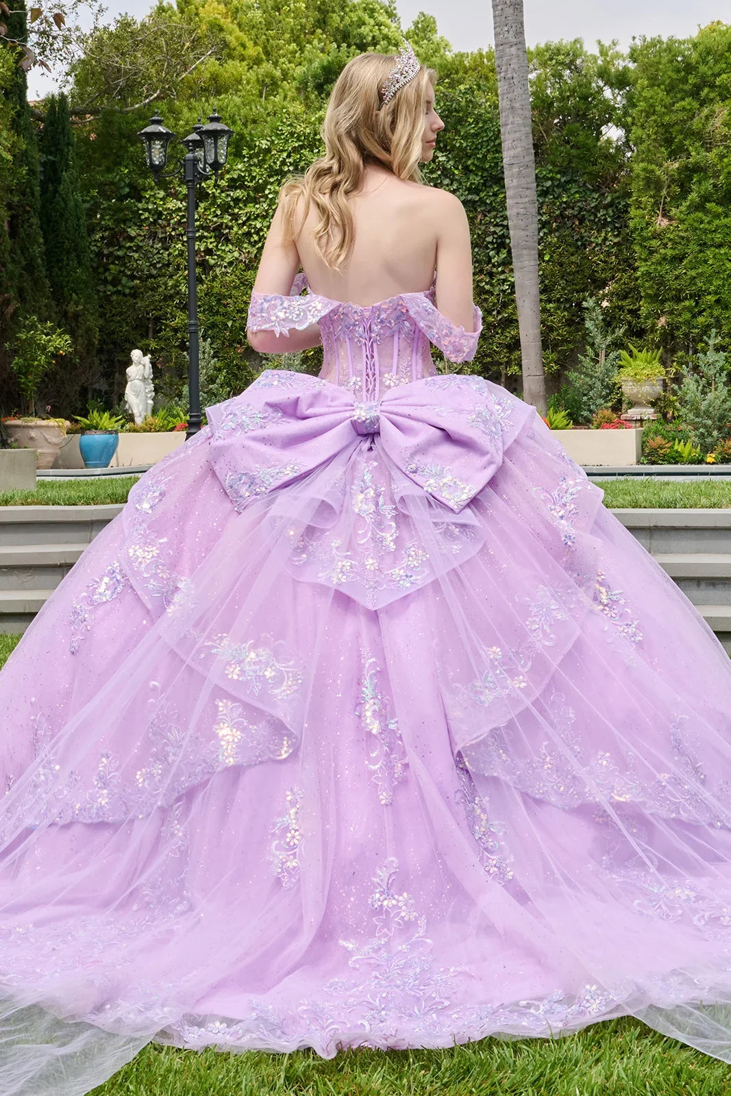 Strapless Off-the-Shoulder Ball Formal Gown | Elizabeth K GL3848